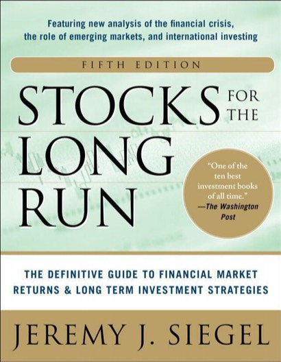 Sampul buku Stocks for the Long Run, karya Jeremy Siegel